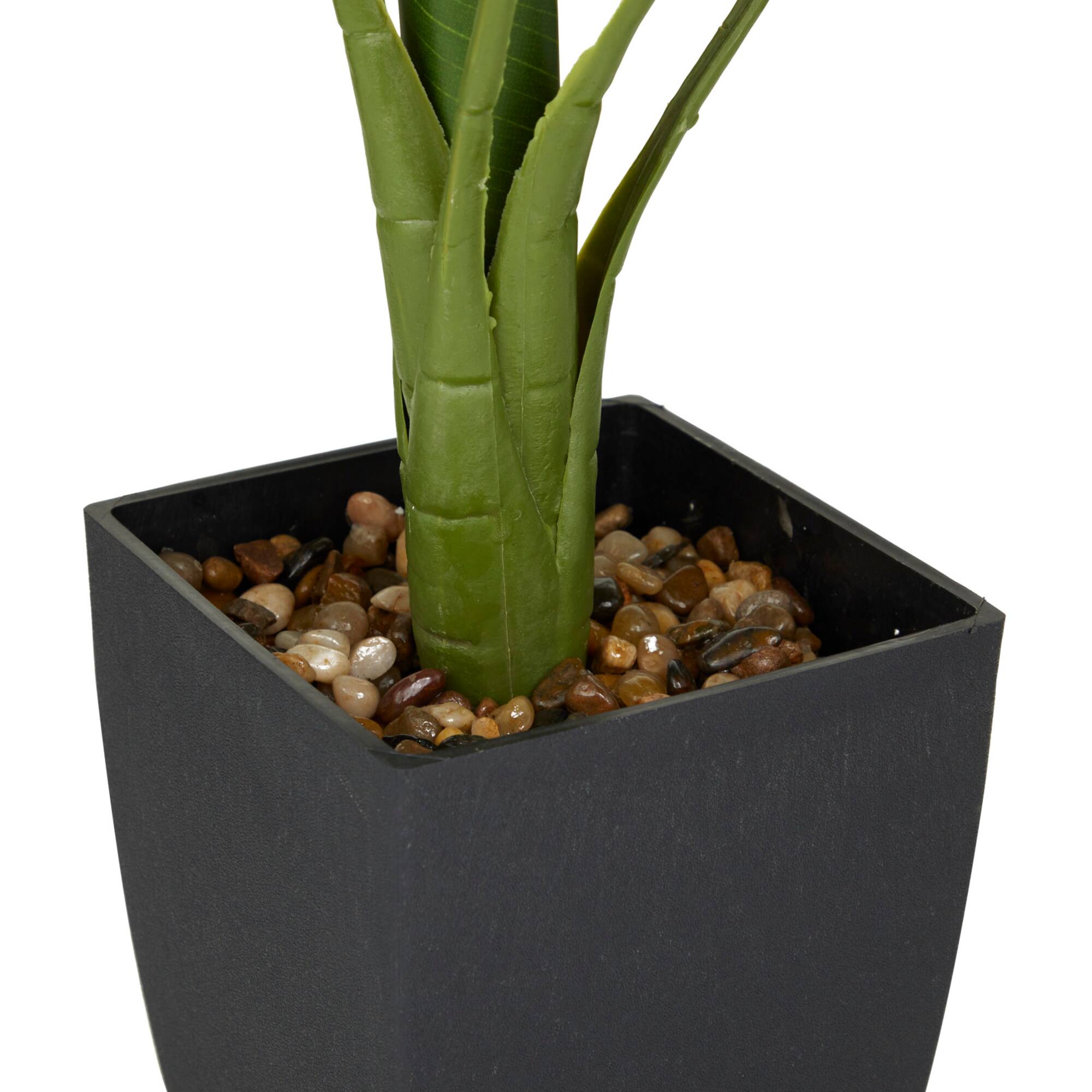 28" Black Contemporary Floral & Botanical Artificial Foliage